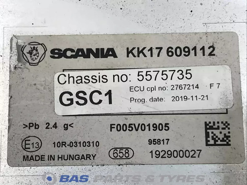Scania Regeleenheid GSC1 Scania 2740414 - Sistem listrik untuk Truk: gambar 3 Scania Regeleenheid GSC1 Scania 2740414 - Sistem listrik untuk Truk: gambar 3