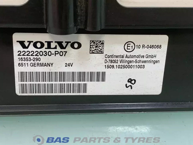 Volvo FH3 Instrumentenpaneel Volvo 21589170 - Dasbor untuk Truk: gambar 2 Volvo FH3 Instrumentenpaneel Volvo 21589170 - Dasbor untuk Truk: gambar 2