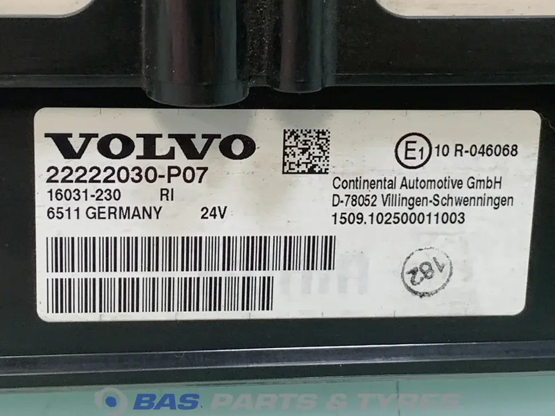 Volvo FH3 Instrumentenpaneel Volvo 21589170 - Dasbor untuk Truk: gambar 3 Volvo FH3 Instrumentenpaneel Volvo 21589170 - Dasbor untuk Truk: gambar 3