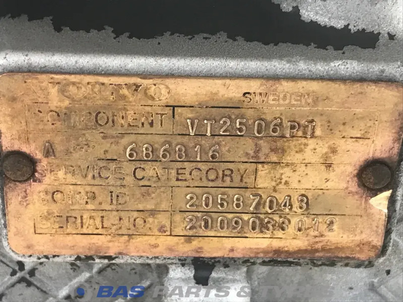Volvo Volvo VT2506PT Powertronic Versnellingsbak 20587043 - Gearbox untuk Truk: gambar 5 Volvo Volvo VT2506PT Powertronic Versnellingsbak 20587043 - Gearbox untuk Truk: gambar 5