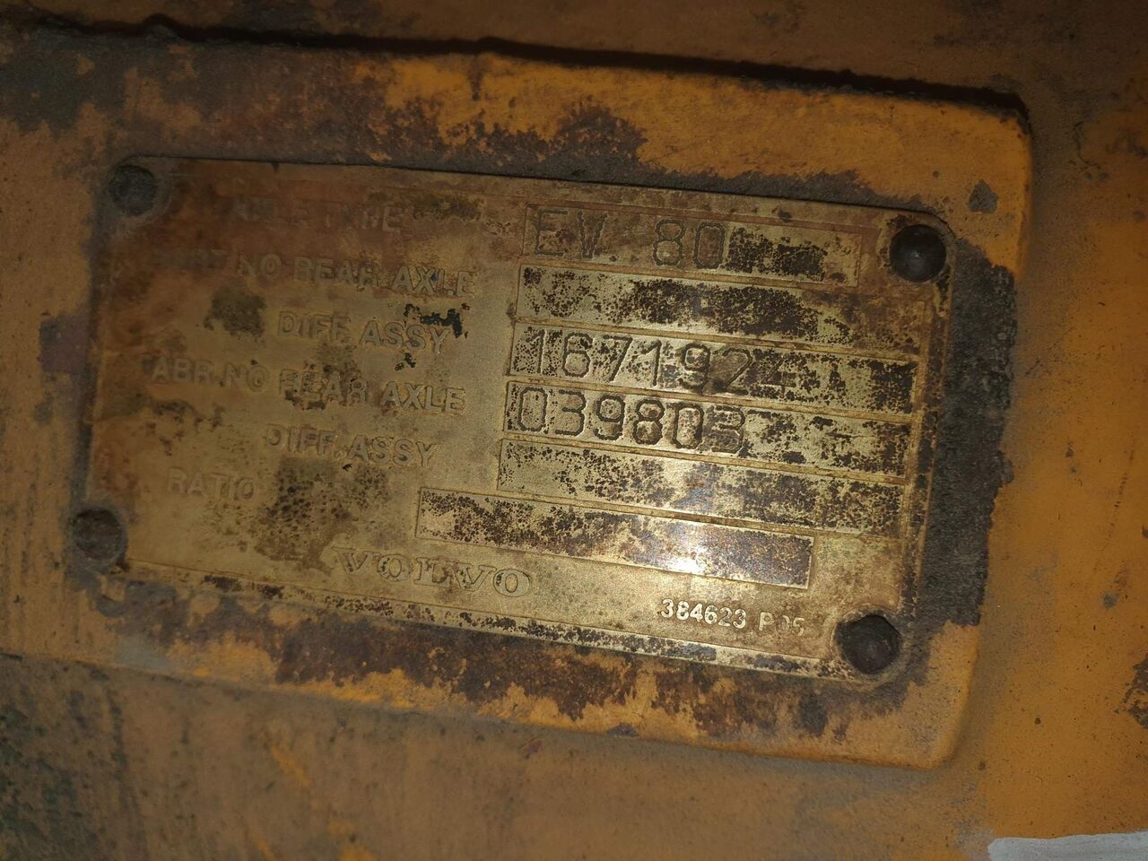 DIFERENCIAL PARA VOLVO A35 - Poros dan bagian untuk Peralatan konstruksi: gambar 3 DIFERENCIAL PARA VOLVO A35 - Poros dan bagian untuk Peralatan konstruksi: gambar 3