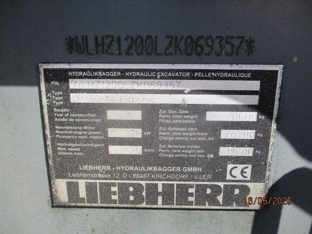 LIEBHERR LH30 M - Mesin pengisi: gambar 3 LIEBHERR LH30 M - Mesin pengisi: gambar 3