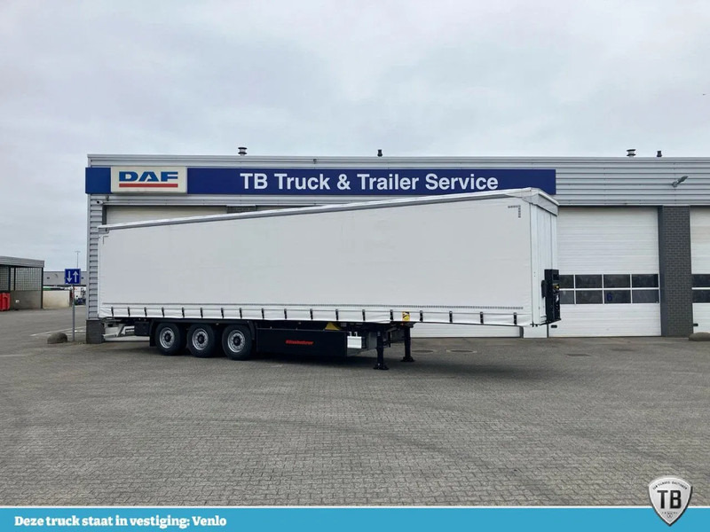 Kässbohrer SCS X+ / 90 - 12 / 27 Schuifzeilen multiplex vloer met palletkist 30 Europallets - Semi-trailer dengan terpal samping: gambar 1 Kässbohrer SCS X+ / 90 - 12 / 27 Schuifzeilen multiplex vloer met palletkist 30 Europallets - Semi-trailer dengan terpal samping: gambar 1