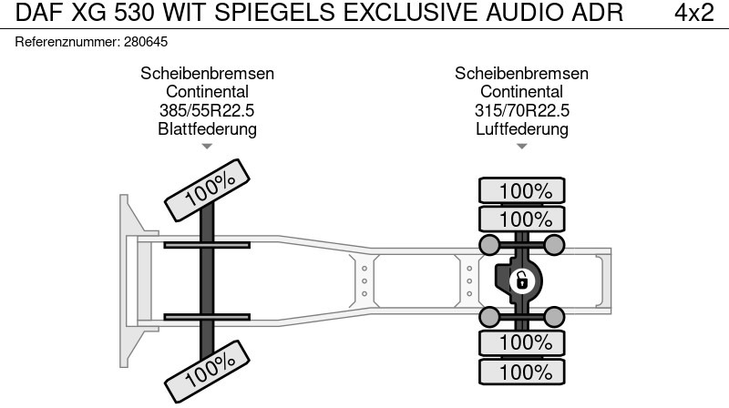 DAF XG 530 WIT SPIEGELS EXCLUSIVE AUDIO ADR - Tractor head: gambar 2 DAF XG 530 WIT SPIEGELS EXCLUSIVE AUDIO ADR - Tractor head: gambar 2