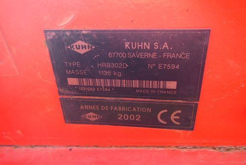 Leasing  Agregat uprawowo-siewny Kuhn Kuhn HRB302D I INTEGRA 3000 2002 Brona wirowa + siewnik KUHN agregat uprawowo-siewny 3m Agregat uprawowo-siewny Kuhn Kuhn HRB302D I INTEGRA 3000 2002 Brona wirowa + siewnik KUHN agregat uprawowo-siewny 3m: gambar 11