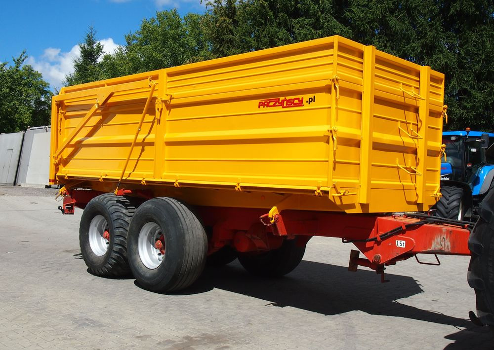 Trailer jungkit pertanian/ Tempat sampah Przyczepa Unsinn uk3-18 2000 3 strony wywrot: gambar 9
