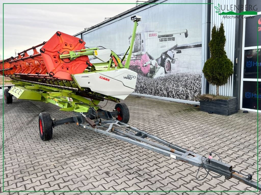 Claas Vario 1200 + wózek transportowy - Header biji-bijian: gambar 4 Claas Vario 1200 + wózek transportowy - Header biji-bijian: gambar 4