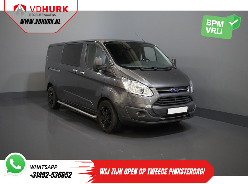 Ford Transit Custom 2.0 TDCI 170 pk E6 Aut. L2 Limited DC Dubbel Cabine BPM VRIJ 2x Schuifdeur/ Stoelverw./ Navi/ Cruise/ Camera/ PDC/ Trekhaak - Van kecil, Van kombi: gambar 1 Ford Transit Custom 2.0 TDCI 170 pk E6 Aut. L2 Limited DC Dubbel Cabine BPM VRIJ 2x Schuifdeur/ Stoelverw./ Navi/ Cruise/ Camera/ PDC/ Trekhaak - Van kecil, Van kombi: gambar 1