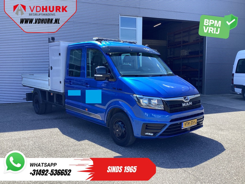 MAN TGE 50 2.0 180 pk DC Dubbel Cabine BPM VRIJ! Open Laadbak/ 7 Pers./ Dubbel Lucht/ Adapt. Cruise/ 3.5t Trekverm./ Tacho/ Gev.Stoel/ C - Van flatbed, Van kombi: gambar 1 MAN TGE 50 2.0 180 pk DC Dubbel Cabine BPM VRIJ! Open Laadbak/ 7 Pers./ Dubbel Lucht/ Adapt. Cruise/ 3.5t Trekverm./ Tacho/ Gev.Stoel/ C - Van flatbed, Van kombi: gambar 1