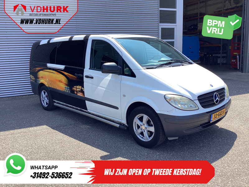Mercedes-Benz Vito 109 CDI L3 EXPORT ONLY (€7.744,- Incl. BTW/BPM Vrij!) 9 Persoons/ Kombi/ Combi/ 9P/ Sidebars/ Camera/ Trekhaak/ Airco - Bus mini, Van penumpang: gambar 1 Mercedes-Benz Vito 109 CDI L3 EXPORT ONLY (€7.744,- Incl. BTW/BPM Vrij!) 9 Persoons/ Kombi/ Combi/ 9P/ Sidebars/ Camera/ Trekhaak/ Airco - Bus mini, Van penumpang: gambar 1