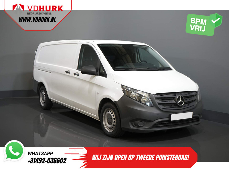 Mercedes-Benz Vito 114 CDI Aut. L3 343 XL EURO6 BPM VRIJ! Standverw./ Stoelverw./ Cruise/ Camera/ Airco - Van panel: gambar 1 Mercedes-Benz Vito 114 CDI Aut. L3 343 XL EURO6 BPM VRIJ! Standverw./ Stoelverw./ Cruise/ Camera/ Airco - Van panel: gambar 1