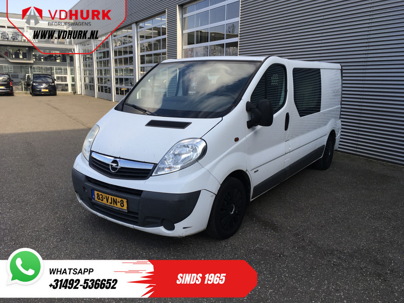 Van kecil, Van kombi Opel Vivaro 2.0 CDTI 115pk L2 DC Dubbel Cabine EXPORT ONLY APK 01-2026/ 6 Pers./ Airco/ Trekhaak: gambar 7