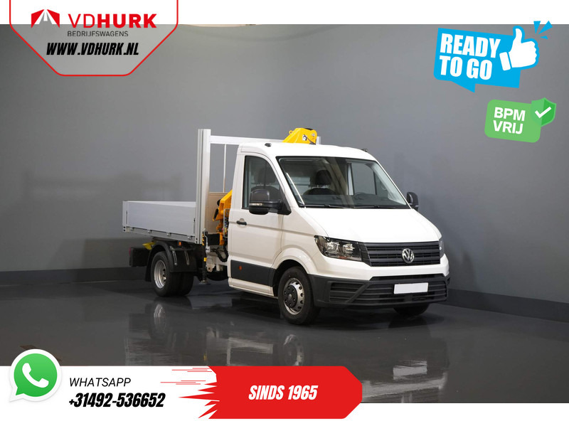 Van pengiriman Volkswagen Crafter 50 165 pk Effer 352S Kraan/ Crane/ Kran/ Autokran/ PTO/ Open laadbak/ Dubbel Lucht: gambar 8