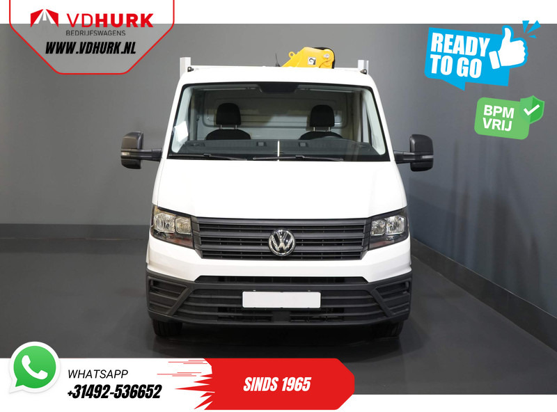 Truk pikap Volkswagen Crafter 50 165 pk Effer 352S Kraan/ Crane/ Kran/ Autokran/ PTO/ Open laadbak/ Dubbel Lucht: gambar 7