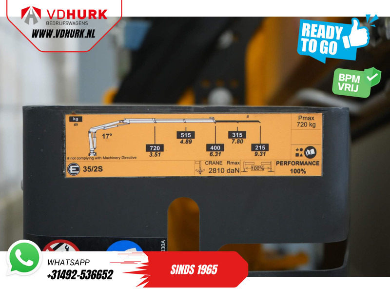Truk pikap Volkswagen Crafter 50 165 pk Effer 352S Kraan/ Crane/ Kran/ Autokran/ PTO/ Open laadbak/ Dubbel Lucht: gambar 14