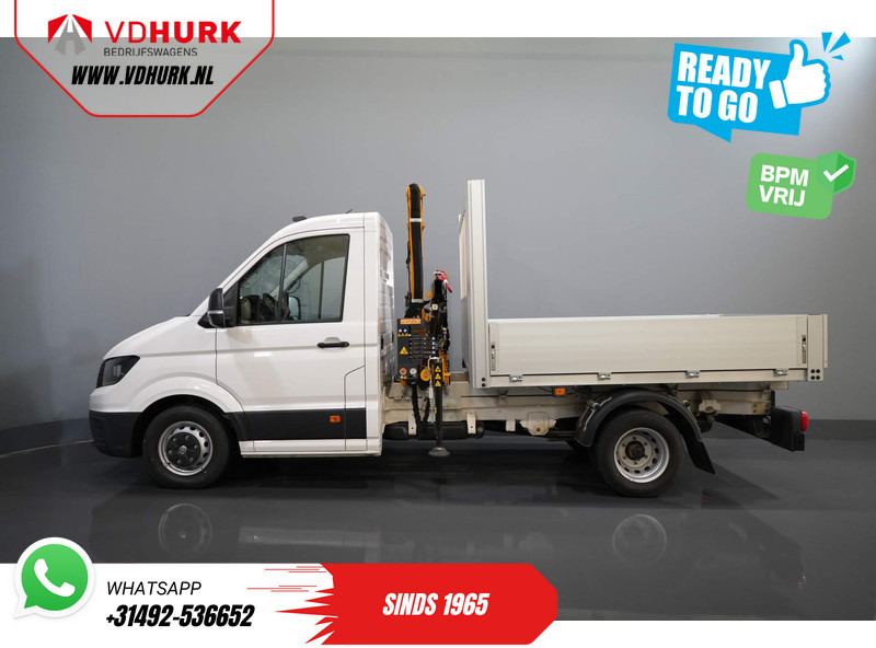 Truk pikap Volkswagen Crafter 50 165 pk Effer 352S Kraan/ Crane/ Kran/ Autokran/ PTO/ Open laadbak/ Dubbel Lucht: gambar 9