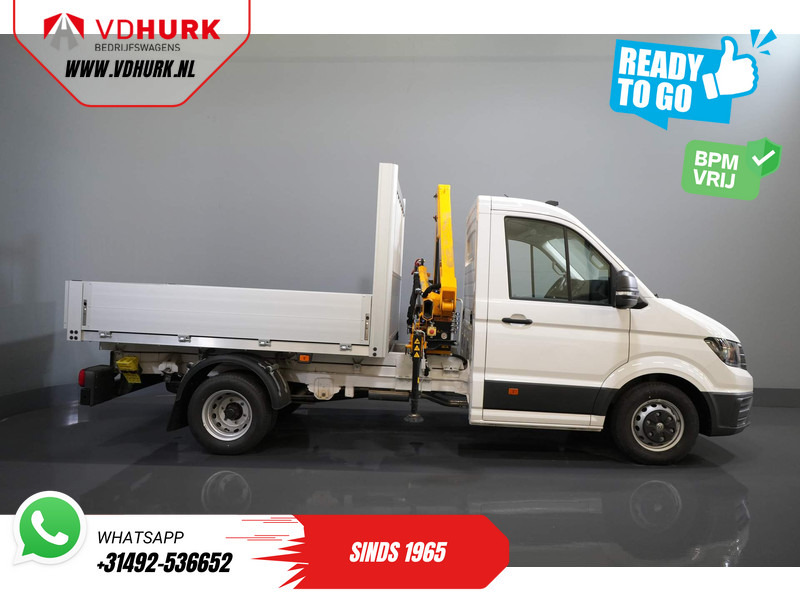 Truk pikap Volkswagen Crafter 50 165 pk Effer 352S Kraan/ Crane/ Kran/ Autokran/ PTO/ Open laadbak/ Dubbel Lucht: gambar 10