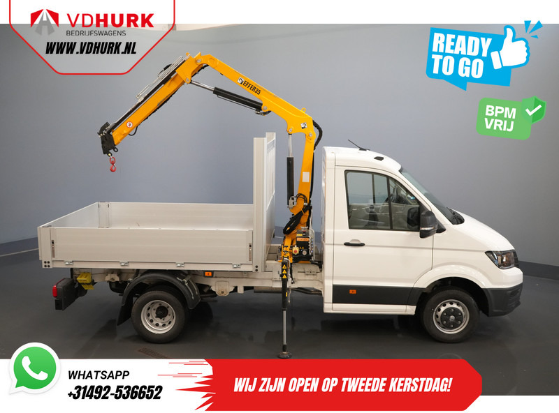 Volkswagen Crafter 50 165 pk Effer 352S Kraan/ Crane/ Kran/ Autokran/ PTO/ Open laadbak/ Dubbel Lucht - Van flatbed: gambar 4 Volkswagen Crafter 50 165 pk Effer 352S Kraan/ Crane/ Kran/ Autokran/ PTO/ Open laadbak/ Dubbel Lucht - Van flatbed: gambar 4