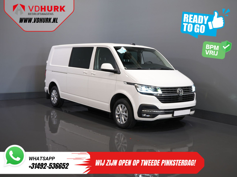 Volkswagen Transporter 2.0 TDI 150 pk Aut. L2 DC Dubbel Cabine BPM VRIJ! Ready2Go 2xSchuifdeur/ Adapt Cruise/ LED/ Standkachel/ Stoelverw./ Carplay/ Ca - Van kecil, Van kombi: gambar 1 Volkswagen Transporter 2.0 TDI 150 pk Aut. L2 DC Dubbel Cabine BPM VRIJ! Ready2Go 2xSchuifdeur/ Adapt Cruise/ LED/ Standkachel/ Stoelverw./ Carplay/ Ca - Van kecil, Van kombi: gambar 1