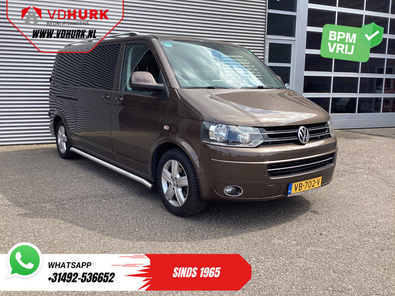 Volkswagen Transporter 2.0 TDI DSG Aut. 140 pk L2 DC Dubbel Cabine EXPORT ONLY NL Auto/ APK 04-2026/ Riem V.V./ Leder/ Cruise/ Camera/ Navi/ Sidebars/ - Van kecil, Van kombi: gambar 1 Volkswagen Transporter 2.0 TDI DSG Aut. 140 pk L2 DC Dubbel Cabine EXPORT ONLY NL Auto/ APK 04-2026/ Riem V.V./ Leder/ Cruise/ Camera/ Navi/ Sidebars/ - Van kecil, Van kombi: gambar 1