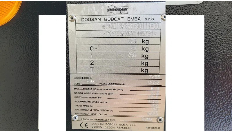Doosan Doosan 77.55- stock id116 - Kompresor udara: gambar 3 Doosan Doosan 77.55- stock id116 - Kompresor udara: gambar 3