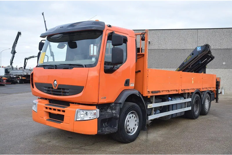 Renault Premium 410 - Truk flatbed, Truk derek: gambar 2 Renault Premium 410 - Truk flatbed, Truk derek: gambar 2