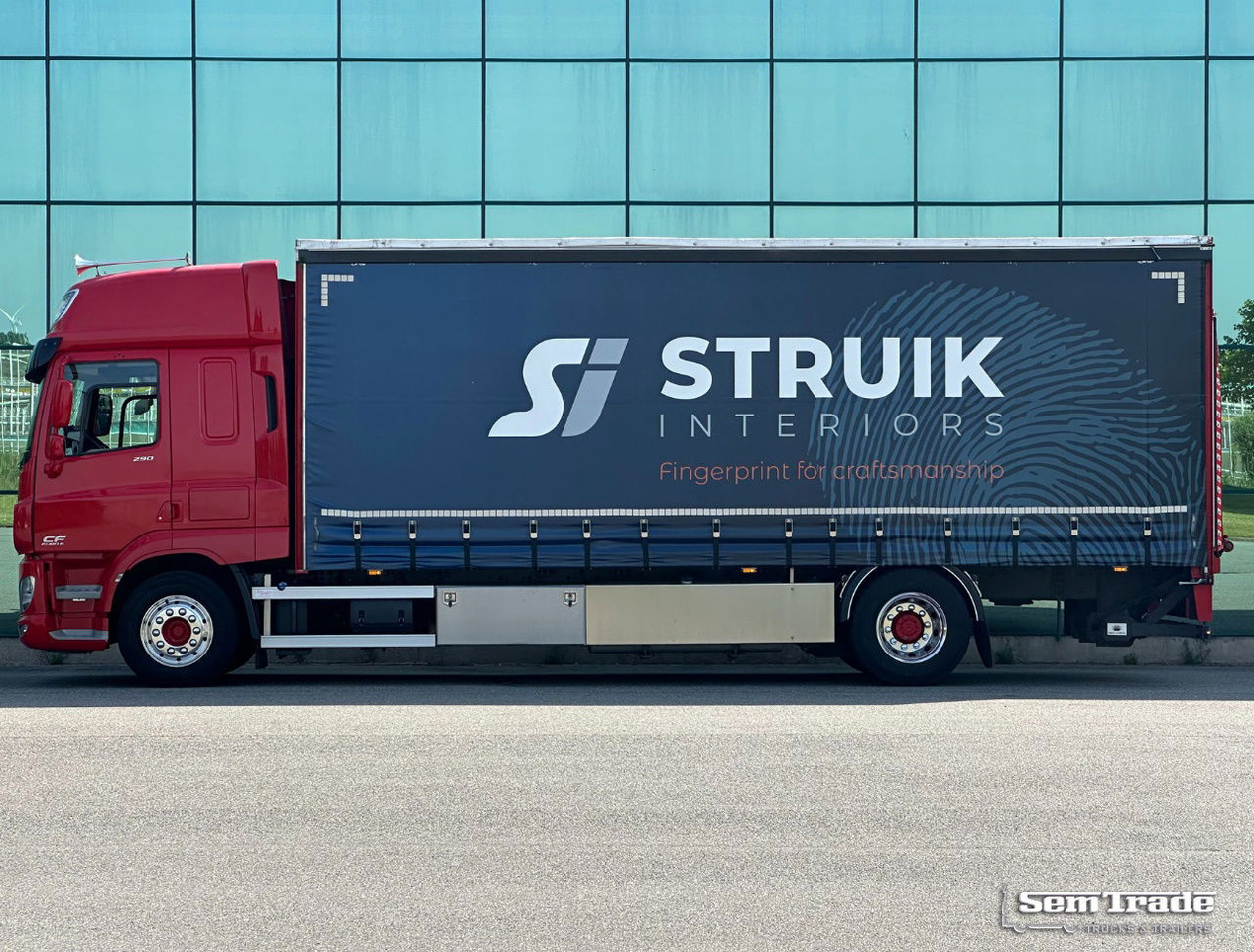 DAF CF 290 FA Space CAB Hardhouten Vloer 2500 KG Klep Nieuw Staat - Truk box: gambar 2 DAF CF 290 FA Space CAB Hardhouten Vloer 2500 KG Klep Nieuw Staat - Truk box: gambar 2