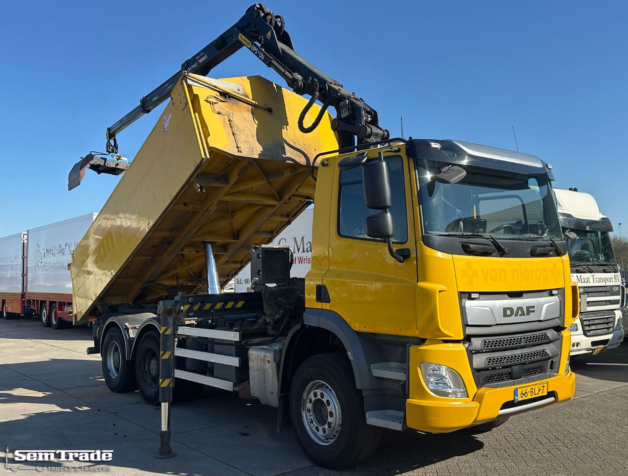 DAF CF 410 FAT 6X4 188.000 KM Palfinger 17 TON/Meter Kraan 2 Zijdige Ruizeveld K - Truk derek: gambar 5 DAF CF 410 FAT 6X4 188.000 KM Palfinger 17 TON/Meter Kraan 2 Zijdige Ruizeveld K - Truk derek: gambar 5
