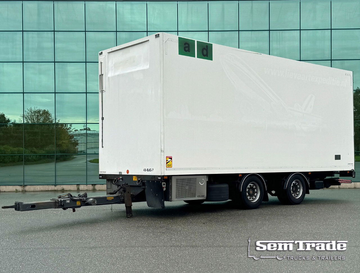 DRACO MZS 218 Wipkar 750 x 250 x 290 CM Inside Tail Lift 2021 TRS Iceland TOP Condition NL Trailertrailer - Trailer kotak tertutup: gambar 1 DRACO MZS 218 Wipkar 750 x 250 x 290 CM Inside Tail Lift 2021 TRS Iceland TOP Condition NL Trailertrailer - Trailer kotak tertutup: gambar 1