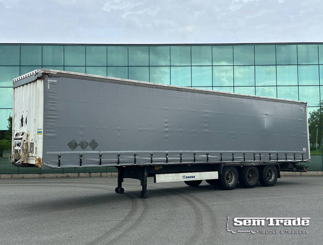 Semi-trailer dengan terpal samping Krone SD 3 Axle Sliding Roof Valx AxleS Drum Brakes Holland Trailer: gambar 1