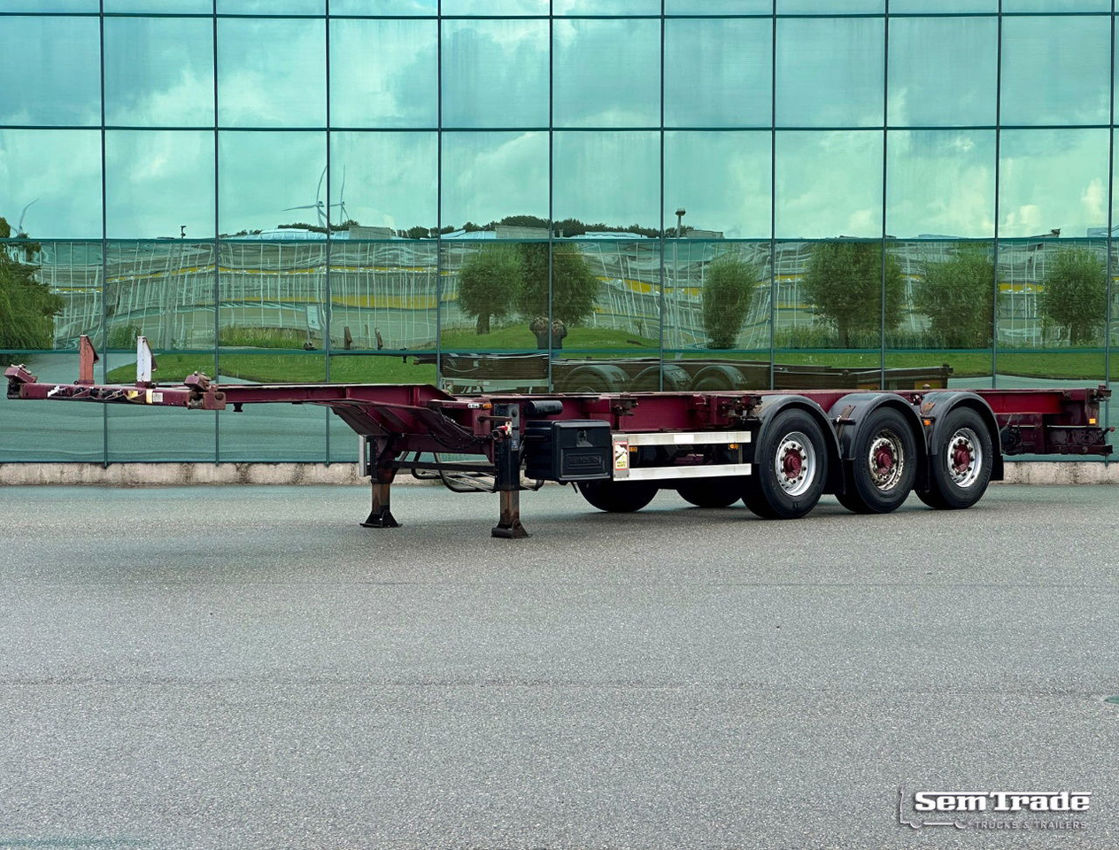 Renders ROC 12.27 CC Back Slider Lift Axle Disc Brakes Belgium-Trailer 2 Pieces - Semi-trailer pengangkut mobil: gambar 1 Renders ROC 12.27 CC Back Slider Lift Axle Disc Brakes Belgium-Trailer 2 Pieces - Semi-trailer pengangkut mobil: gambar 1