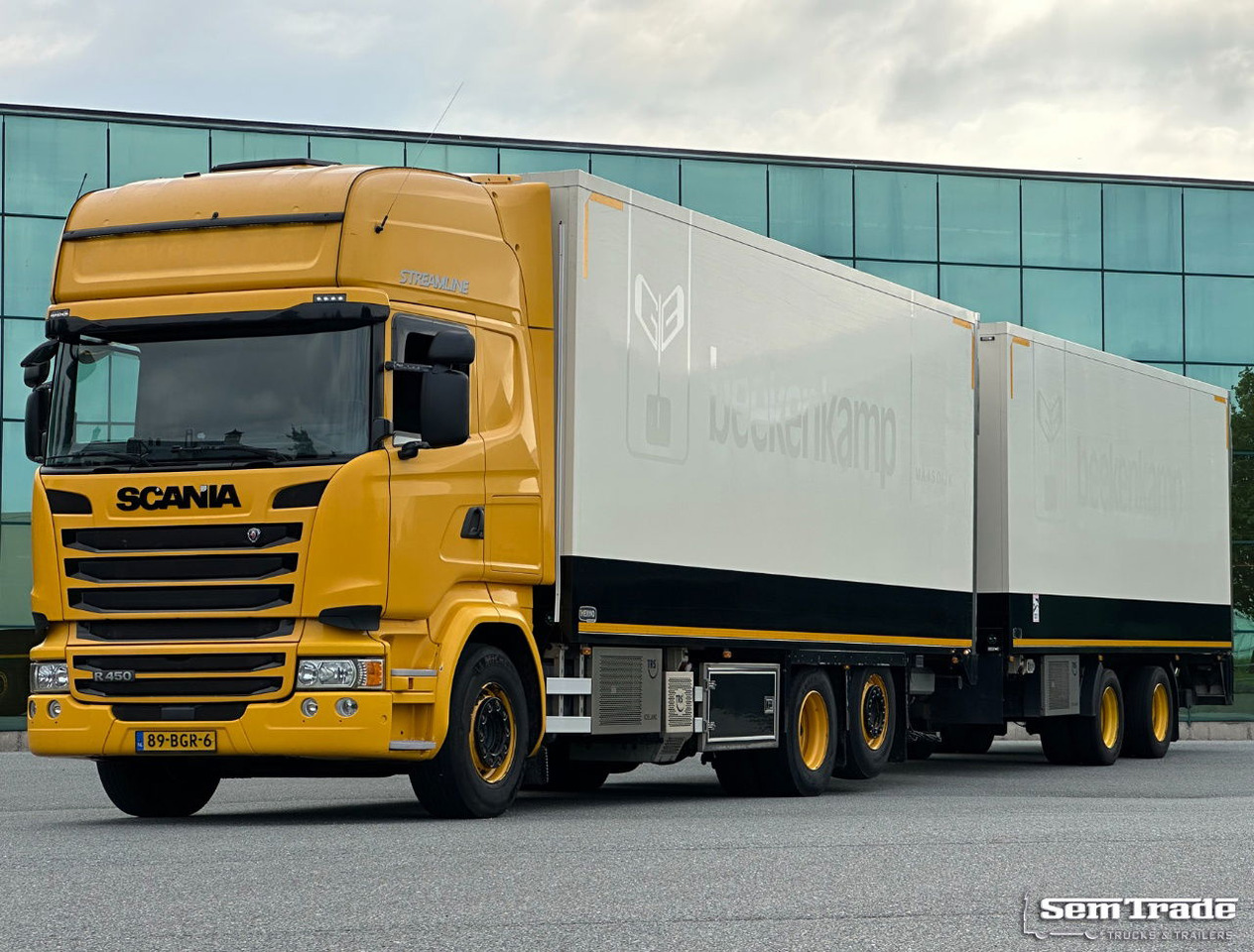 Scania R450 Retarder TRS Cooling Heiwo Isolated Boxes Tail Lift NL-Combi - Truk berpendingin: gambar 1 Scania R450 Retarder TRS Cooling Heiwo Isolated Boxes Tail Lift NL-Combi - Truk berpendingin: gambar 1