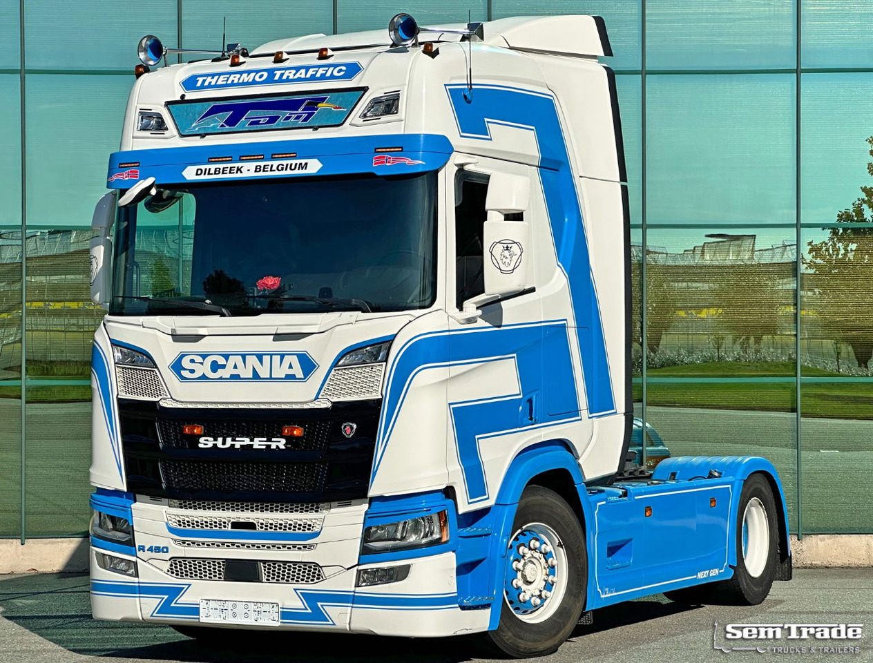 Scania R450 NGS Full AIR Retarder Full Spoiler 2X Tanks Super Condition Belgium-Truck - Tractor head: gambar 1 Scania R450 NGS Full AIR Retarder Full Spoiler 2X Tanks Super Condition Belgium-Truck - Tractor head: gambar 1
