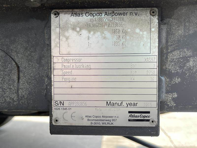 Atlas-Copco XAS 97 DD - N - Kompresor udara: gambar 5 Atlas-Copco XAS 97 DD - N - Kompresor udara: gambar 5