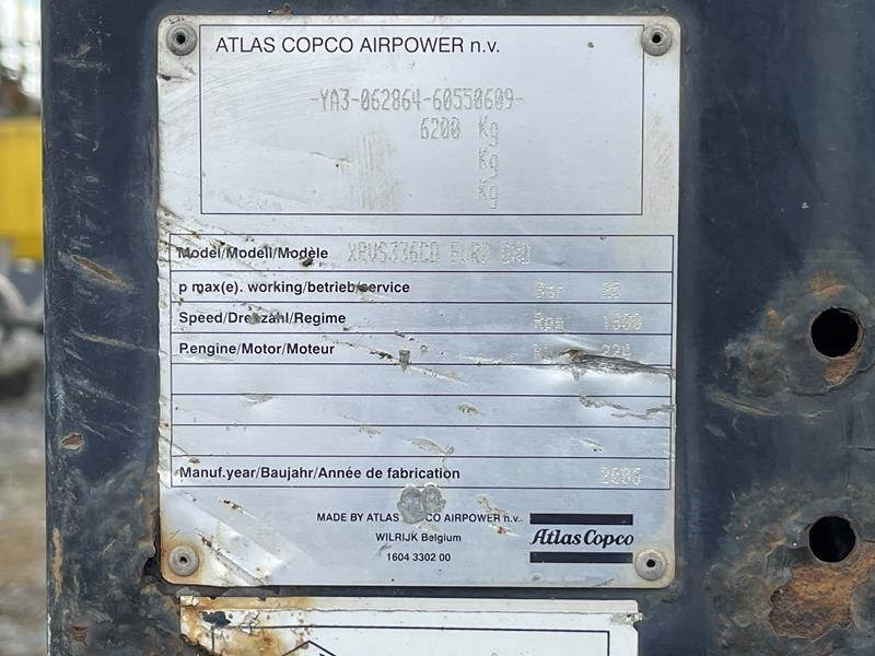 Atlas-Copco XRVS 336 CD - Kompresor udara: gambar 2 Atlas-Copco XRVS 336 CD - Kompresor udara: gambar 2