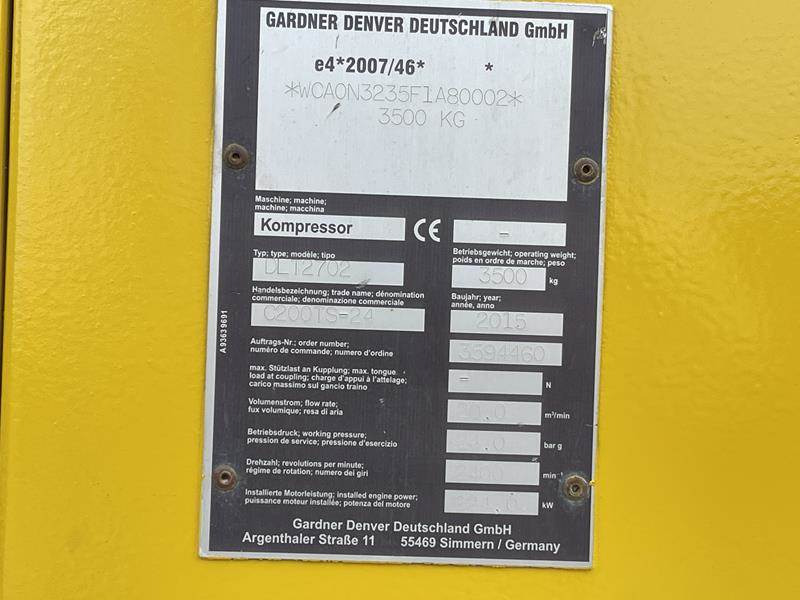 Compair C 200 TS - 24 - Kompresor udara: gambar 2 Compair C 200 TS - 24 - Kompresor udara: gambar 2