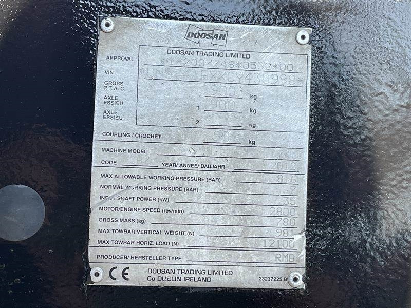 Doosan 7 / 41 - N - Kompresor udara: gambar 4 Doosan 7 / 41 - N - Kompresor udara: gambar 4