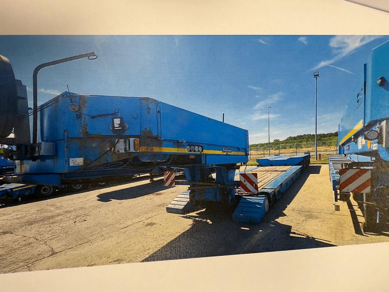 GOLDHOFER STZ-VKL 3-34/80A with Extension beam´s - Trailer low bed: gambar 1 GOLDHOFER STZ-VKL 3-34/80A with Extension beam´s - Trailer low bed: gambar 1