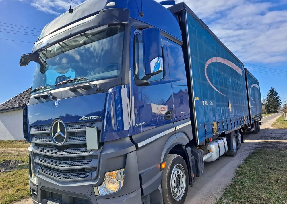 Mercedes-Benz Actros 2542 zestaw jumbo 7,70 - Truk dengan terpal samping: gambar 4 Mercedes-Benz Actros 2542 zestaw jumbo 7,70 - Truk dengan terpal samping: gambar 4