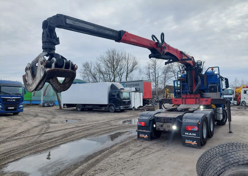 MAN TGS 26-480 6x4 do drewna PALFINGER Epsilon S 270L83 - Tractor head: gambar 1 MAN TGS 26-480 6x4 do drewna PALFINGER Epsilon S 270L83 - Tractor head: gambar 1