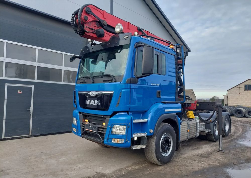 MAN TGS 26-480 6x4 do drewna PALFINGER Epsilon S 270L83 - Tractor head: gambar 5 MAN TGS 26-480 6x4 do drewna PALFINGER Epsilon S 270L83 - Tractor head: gambar 5