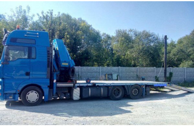 MAN 6x2 TGA 480 BDF +1m +16m crane - Truk flatbed, Truk derek: gambar 1 MAN 6x2 TGA 480 BDF +1m +16m crane - Truk flatbed, Truk derek: gambar 1