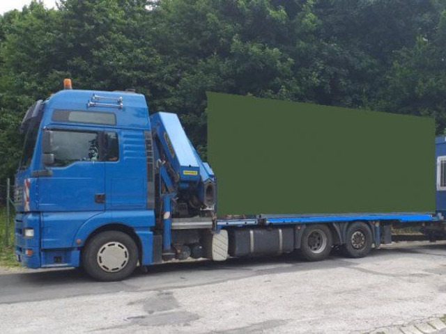 MAN 6x2 TGA 480 BDF +1m +16m crane - Truk flatbed, Truk derek: gambar 5 MAN 6x2 TGA 480 BDF +1m +16m crane - Truk flatbed, Truk derek: gambar 5