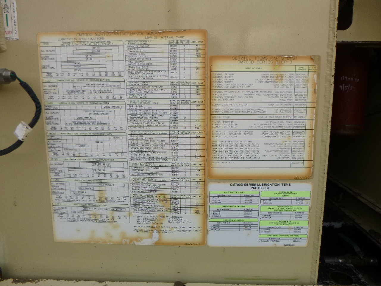 Anjungan pengeboran ATLAS COPCO CM780D: gambar 21