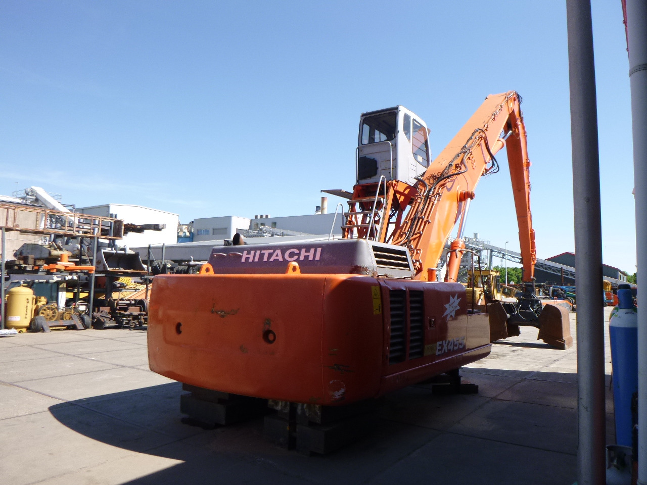 FIAT-HITACHI EX455 Stationary dock/ship material handler - Mesin pengisi: gambar 4 FIAT-HITACHI EX455 Stationary dock/ship material handler - Mesin pengisi: gambar 4