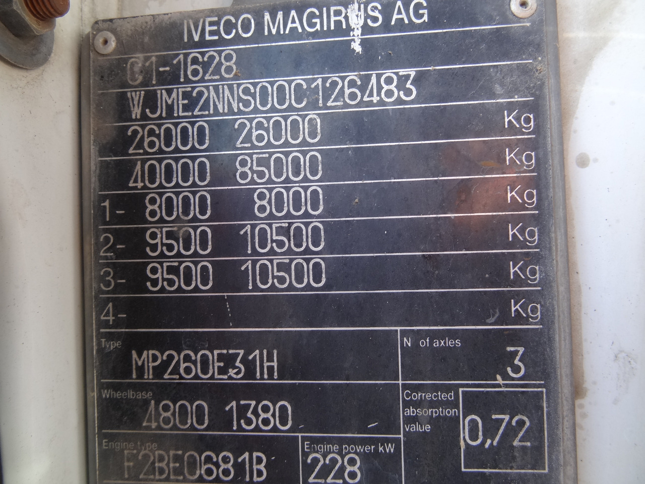 Iveco EuroTrakker 260E31 6X4 Palfinger 36002 - Truk flatbed, Truk derek: gambar 3 Iveco EuroTrakker 260E31 6X4 Palfinger 36002 - Truk flatbed, Truk derek: gambar 3