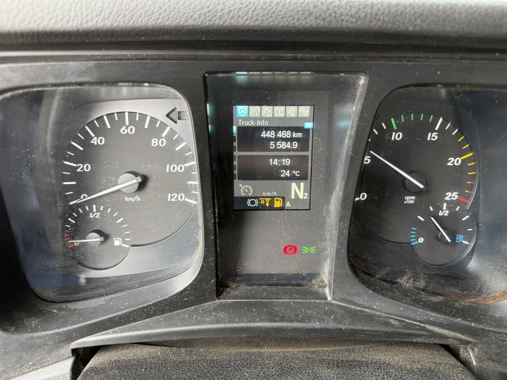 Mercedes-Benz Arocs 3251 8X4 Haken mit Kran HMF 2620 K5 - Hook lift, Truk derek: gambar 5 Mercedes-Benz Arocs 3251 8X4 Haken mit Kran HMF 2620 K5 - Hook lift, Truk derek: gambar 5