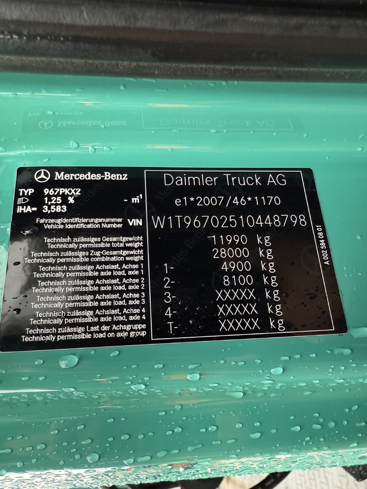 Mercedes-Benz Atego 1227 Kran MKG 96 - Truk flatbed, Truk derek: gambar 5 Mercedes-Benz Atego 1227 Kran MKG 96 - Truk flatbed, Truk derek: gambar 5