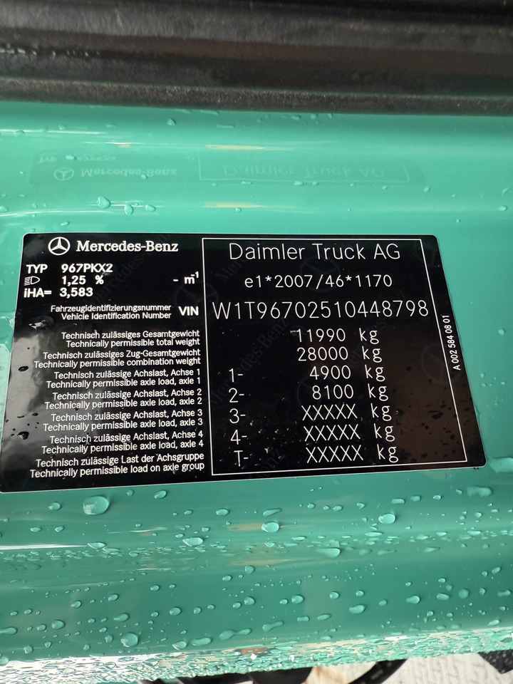Mercedes-Benz Atego 1227 Kran MKG 96 - Truk flatbed, Truk derek: gambar 5 Mercedes-Benz Atego 1227 Kran MKG 96 - Truk flatbed, Truk derek: gambar 5