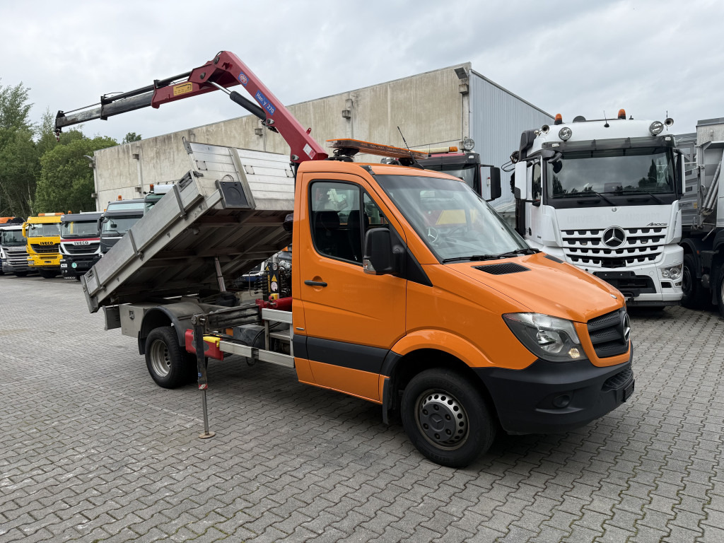 Mercedes-Benz Sprinter 516 Kipper mit Kran HMF 270 - Van jungkit: gambar 2 Mercedes-Benz Sprinter 516 Kipper mit Kran HMF 270 - Van jungkit: gambar 2